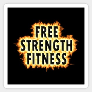 FreeStrengthFitness - Flames Sticker